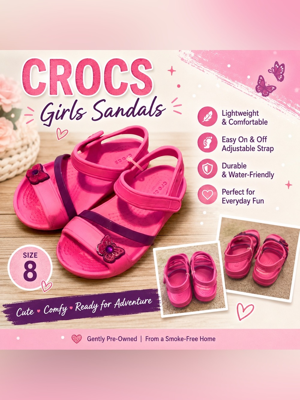 Crocs size 8